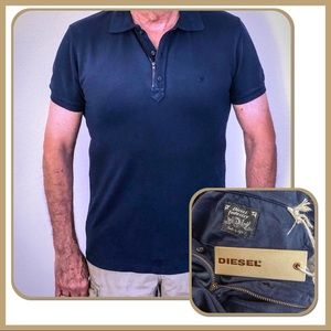 NEW!! DIESEL Cotton Polo Shirt